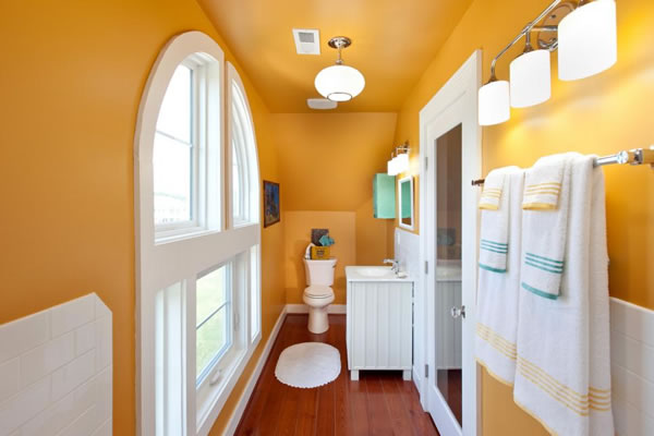 26 ideias de banheiros coloridos para você se inspirar