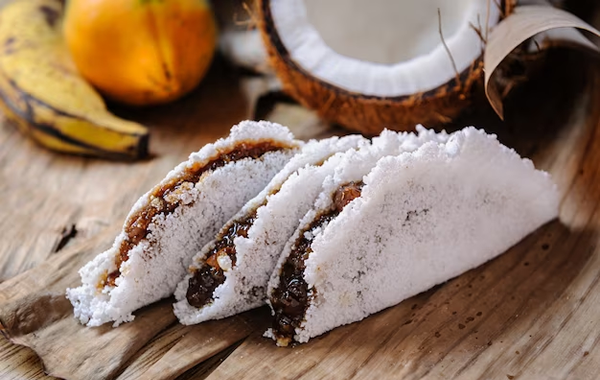benefícios de consumir tapioca - banana com coco