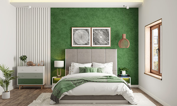 Decoração de quartos - quarto verde